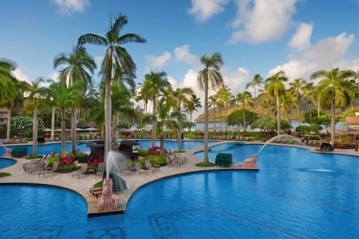 Marriott Kauai Beach Club pools