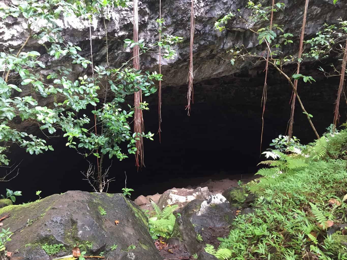 blue cave entrance