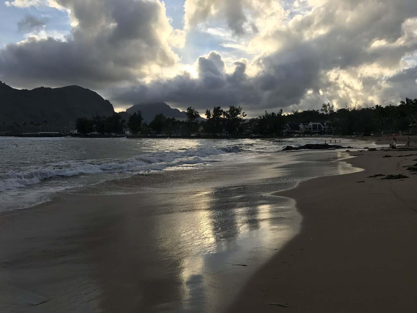 Sunset at Kalapaki Beach