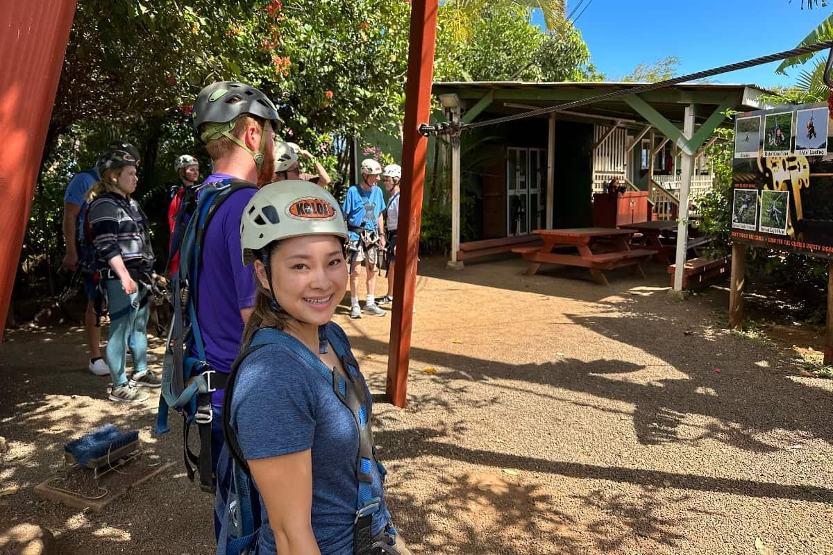 Koloa Zipline preparation