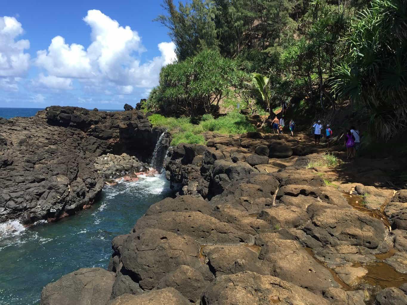 Second queens bath waterfall