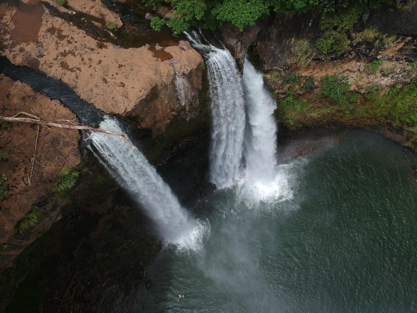 Wailua Falls Drone Photo