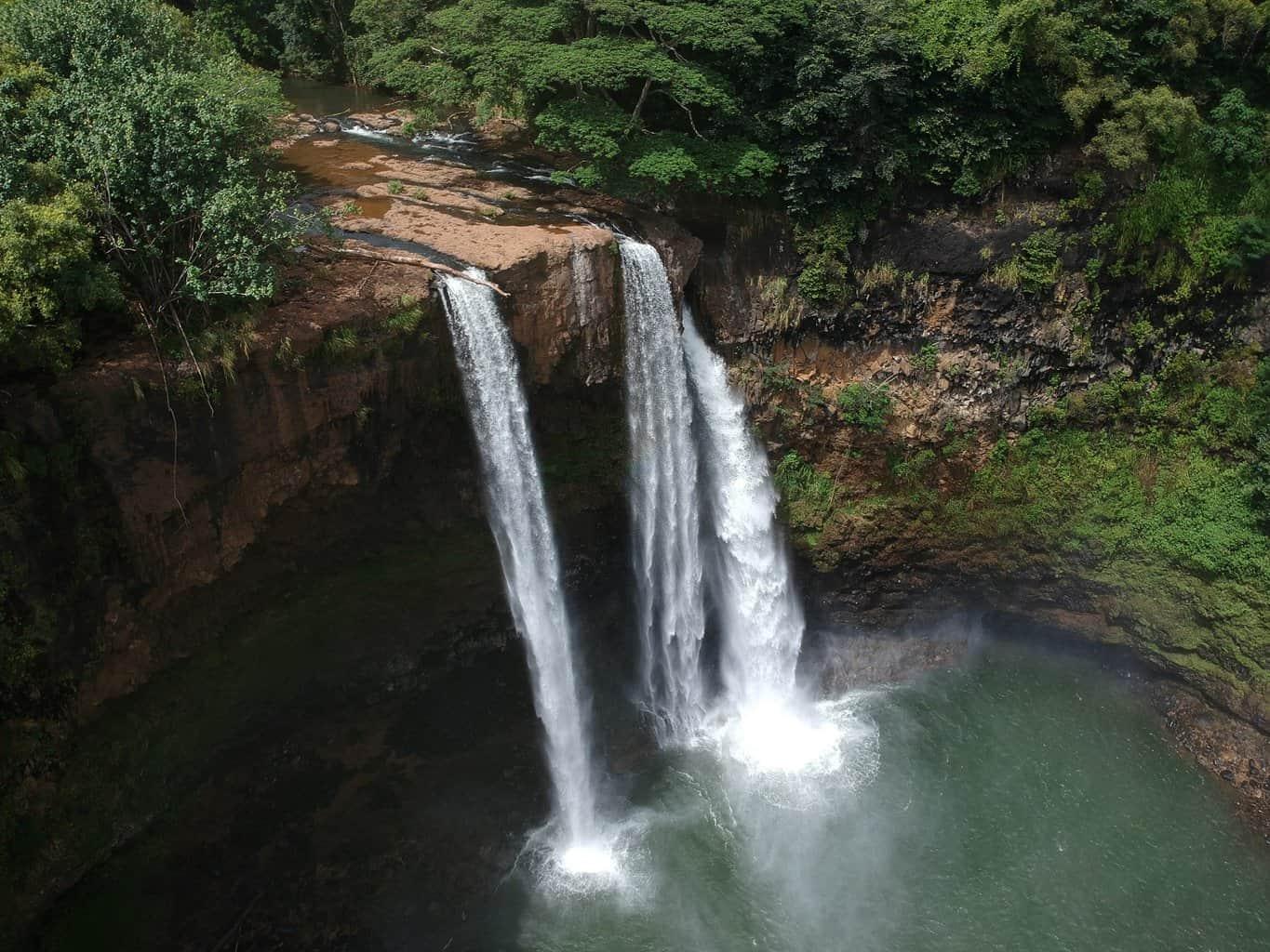 Wailua Falls Drone Photo