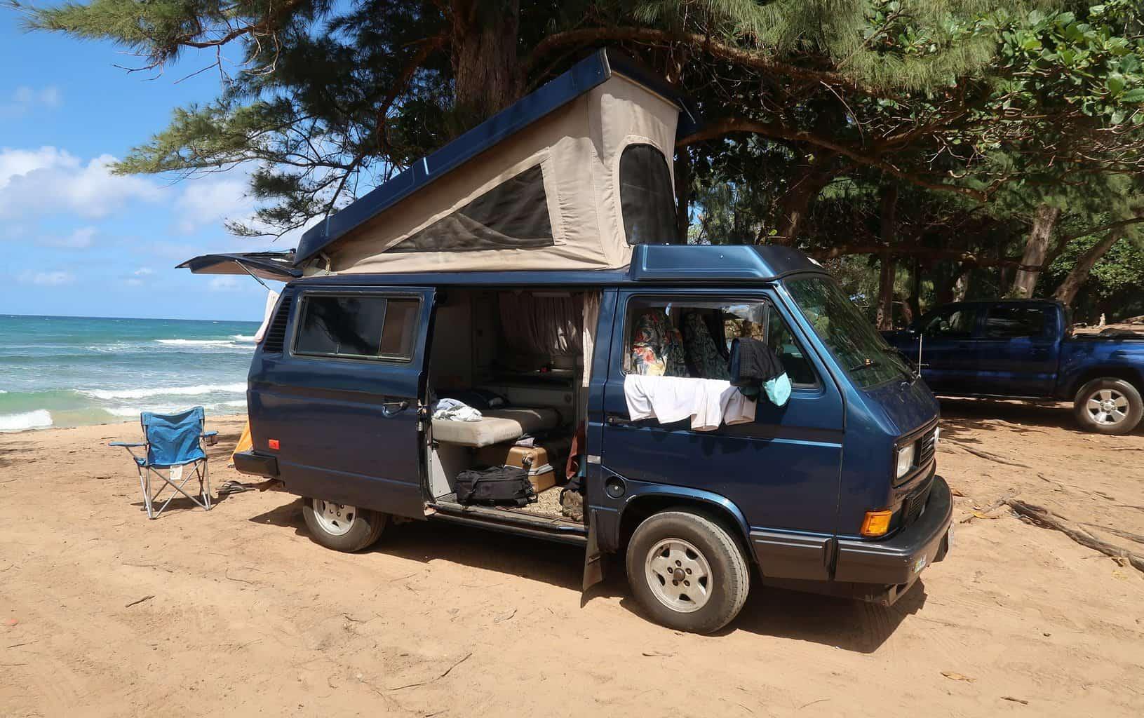 Beach van life