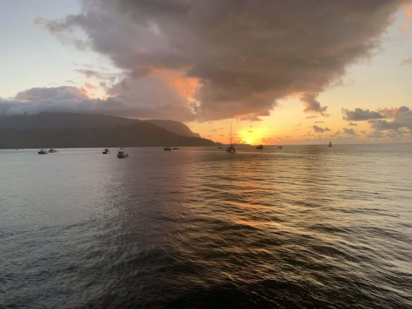 boats anchored