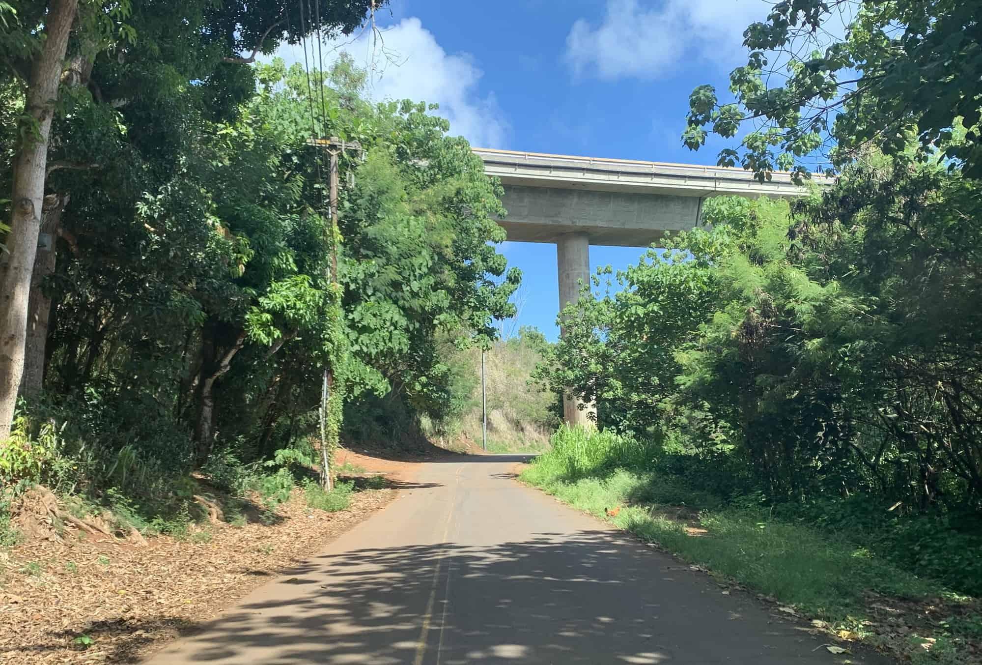 Bridge near Hanamaulu