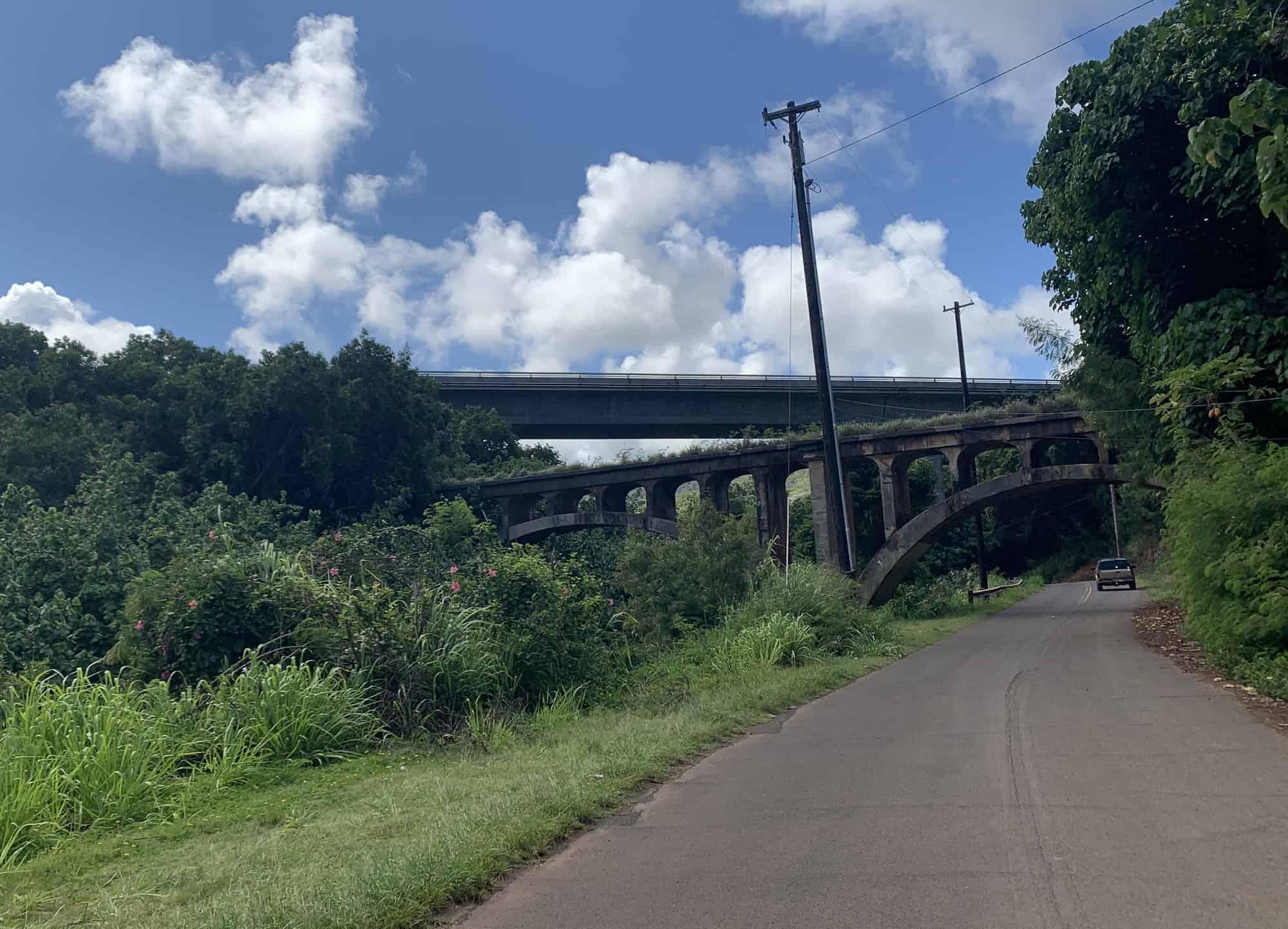 Old bridge ruins