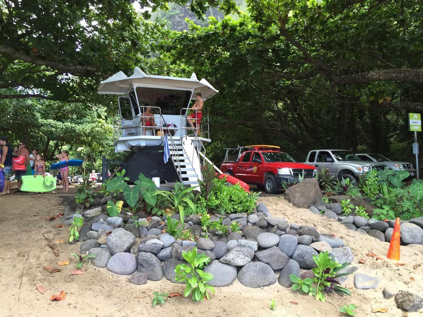 Ke'e Beach lifeguard