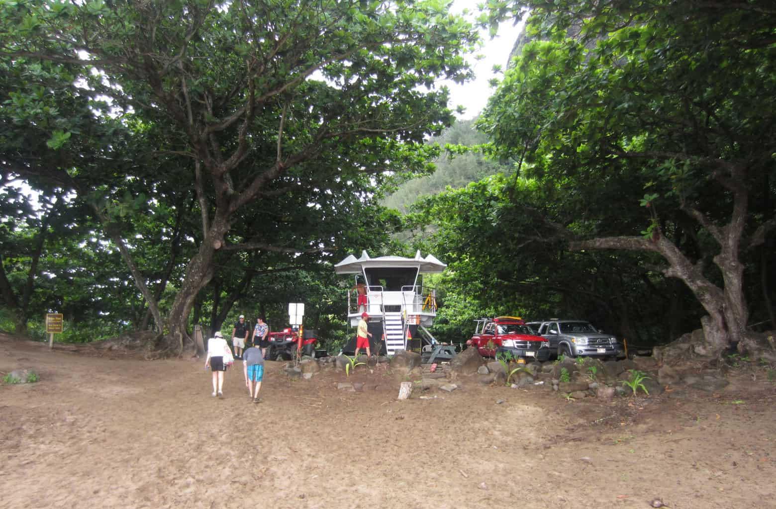 Ke'e Beach lifeguard 2