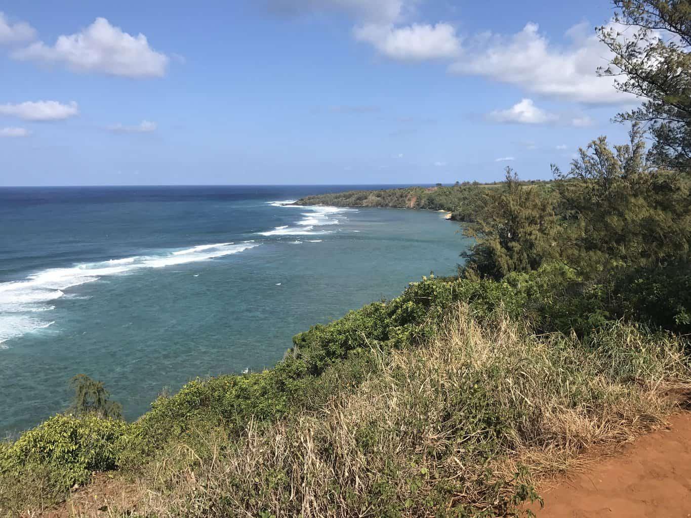 Pilaa Beach view from trail