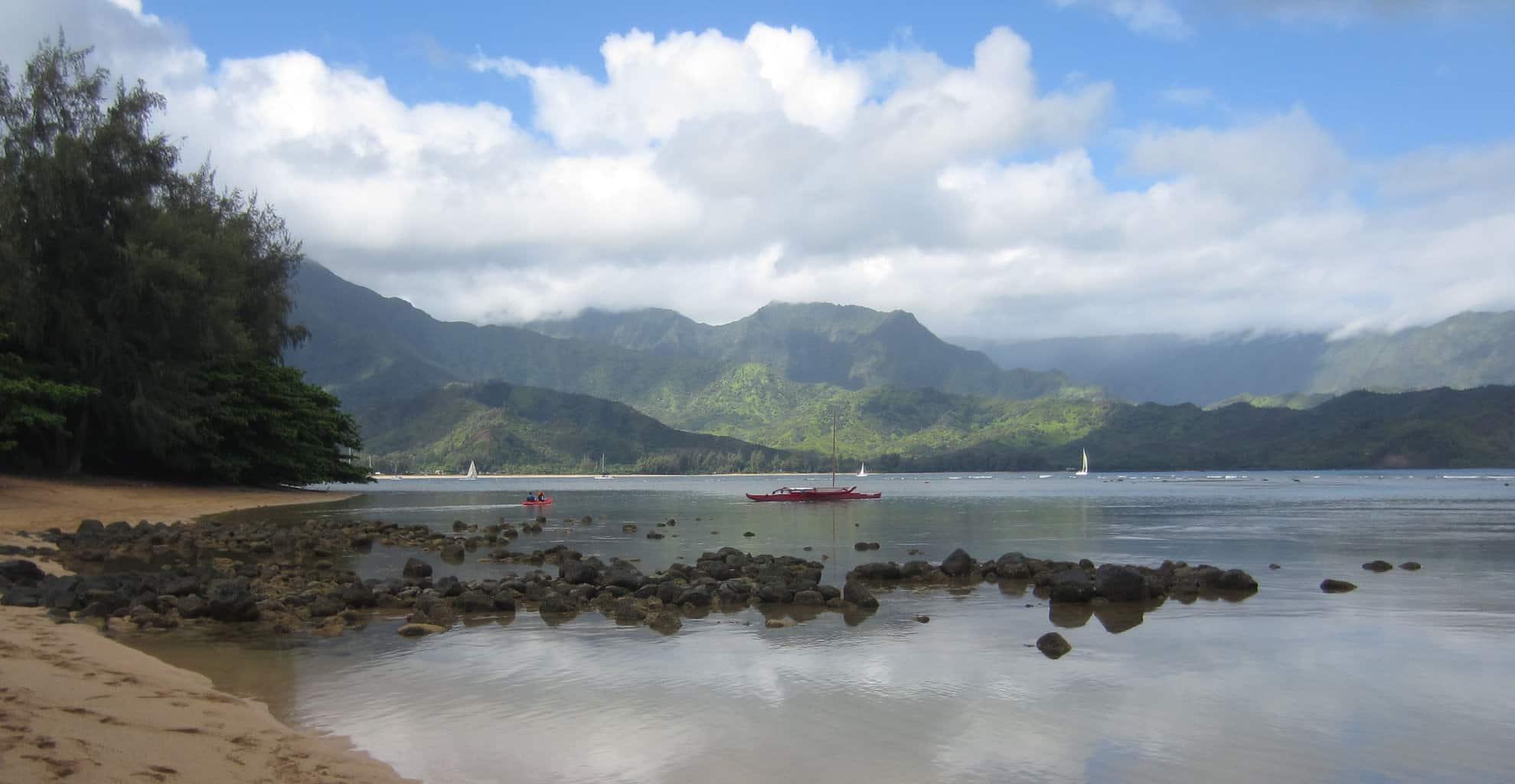 Puu Poa Beach kayak