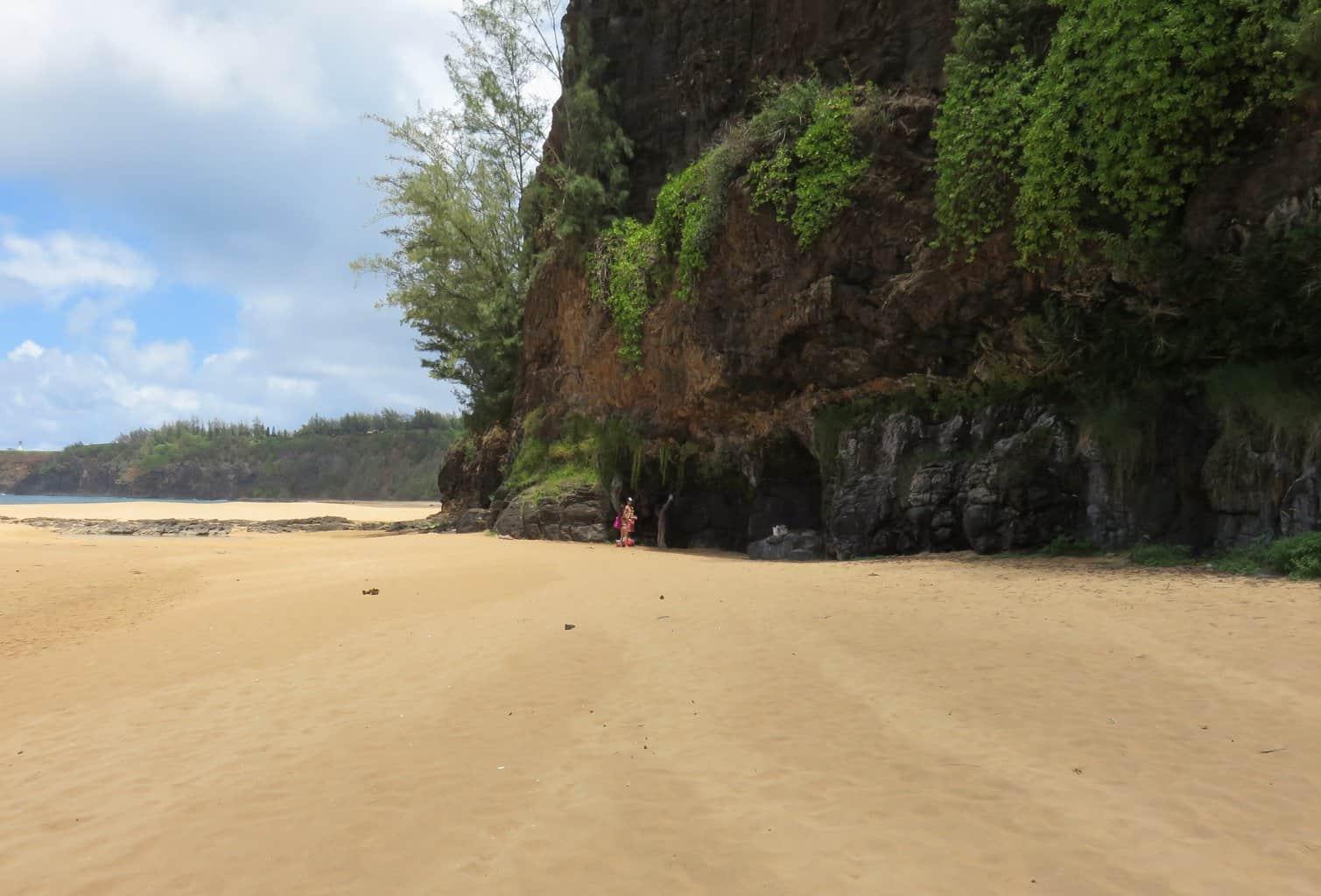 Secret Beach cliff