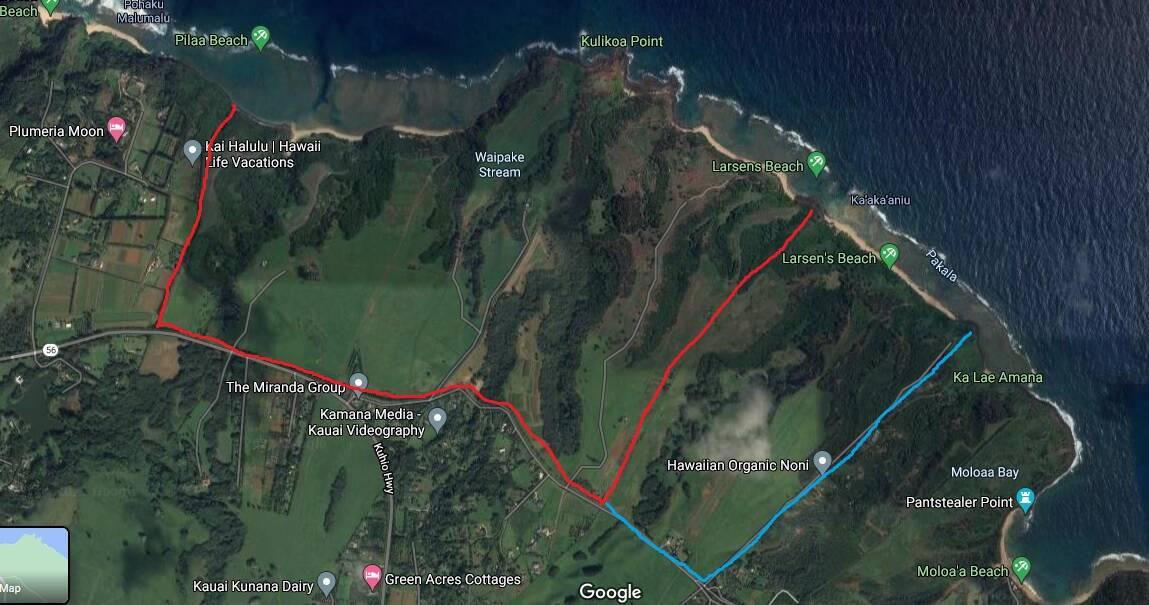 Zuckerberg Kauai Property Map