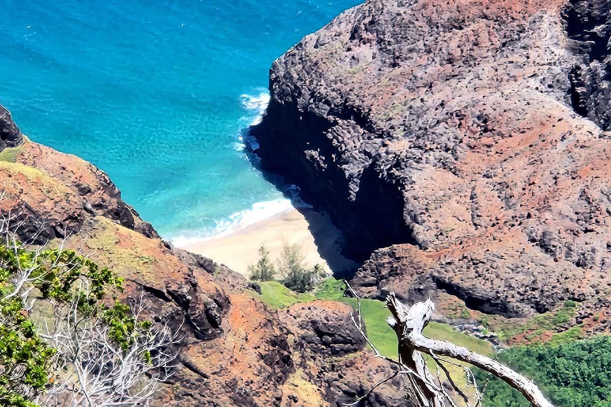 Honopu Ridge Trail Na Pali Coast