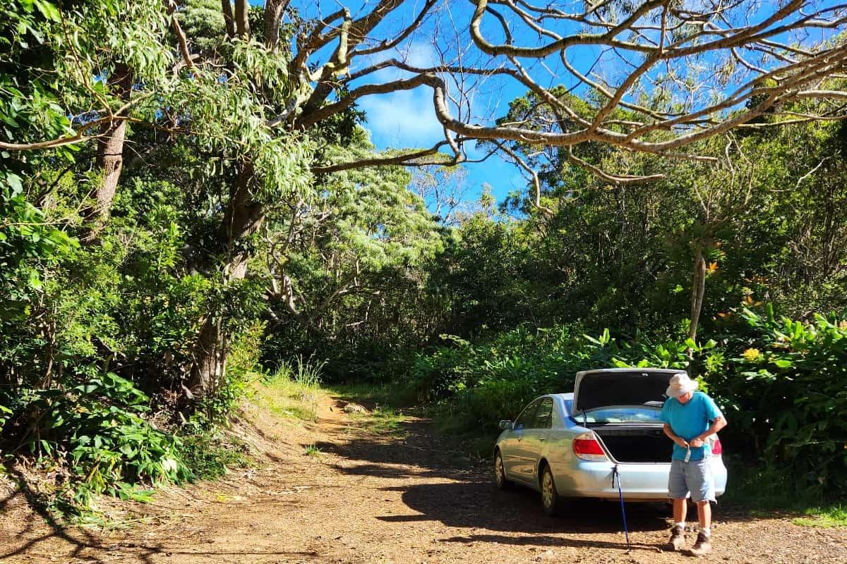 Honopu Ridge Trail Parking