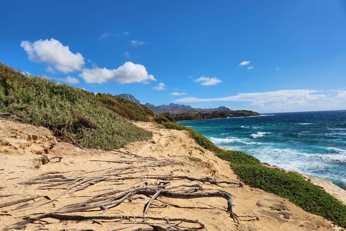 Mahaulepu Heritage Trail cliff path