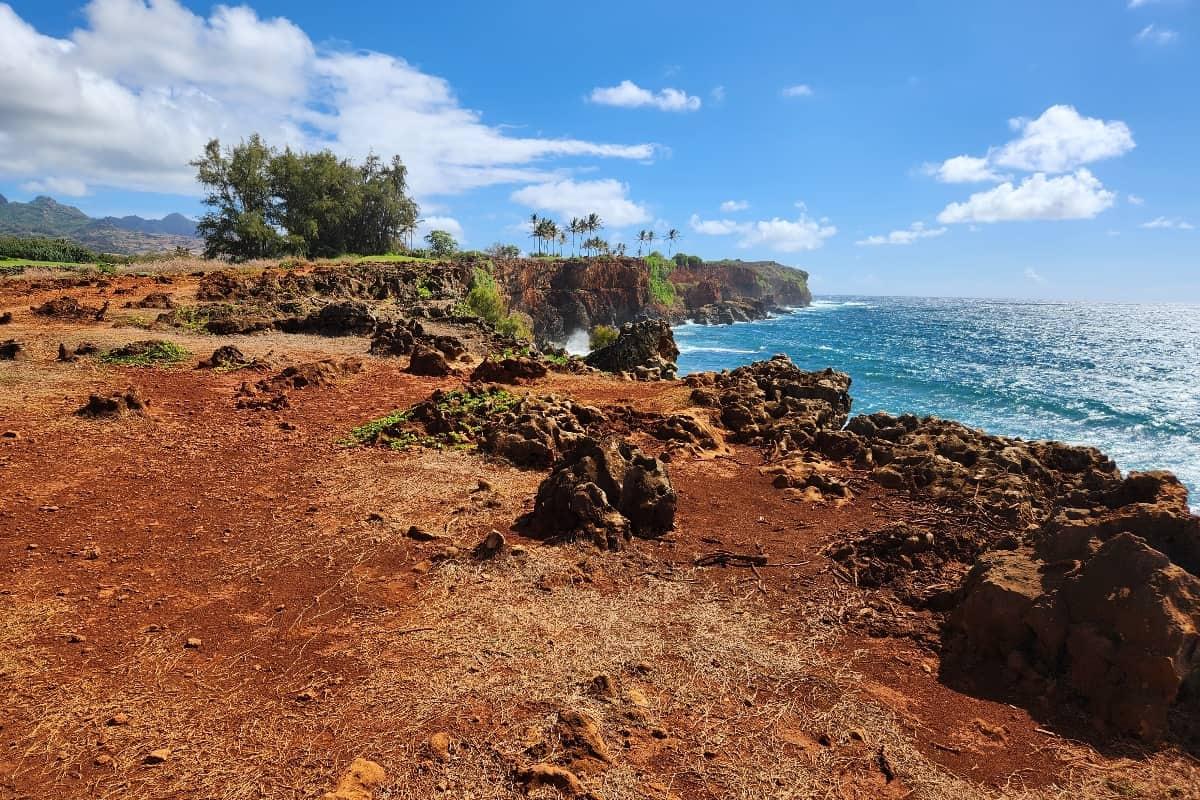 Mahaulepu Heritage Trail red dirt