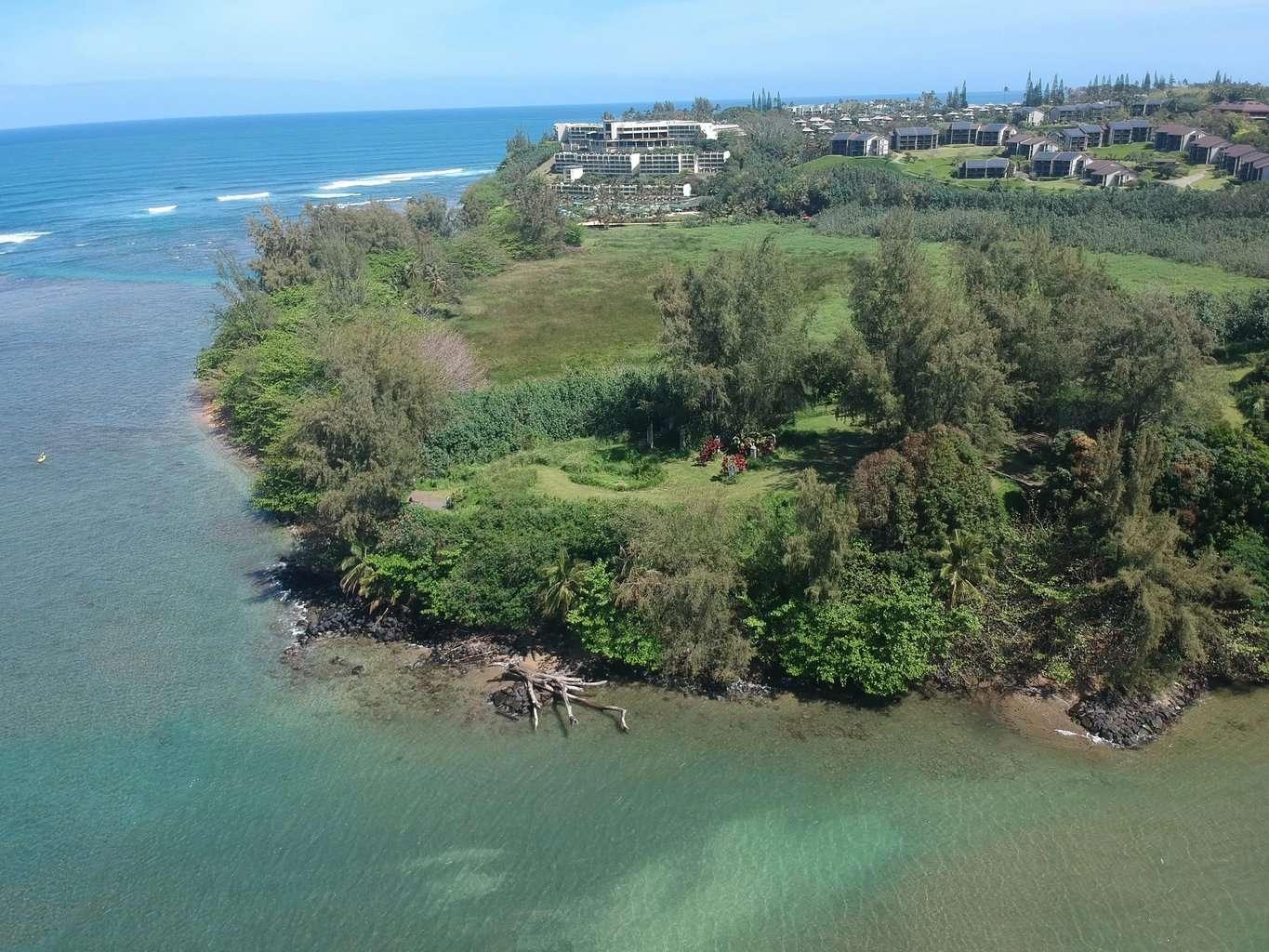 Club Med Ruins Drone Photo