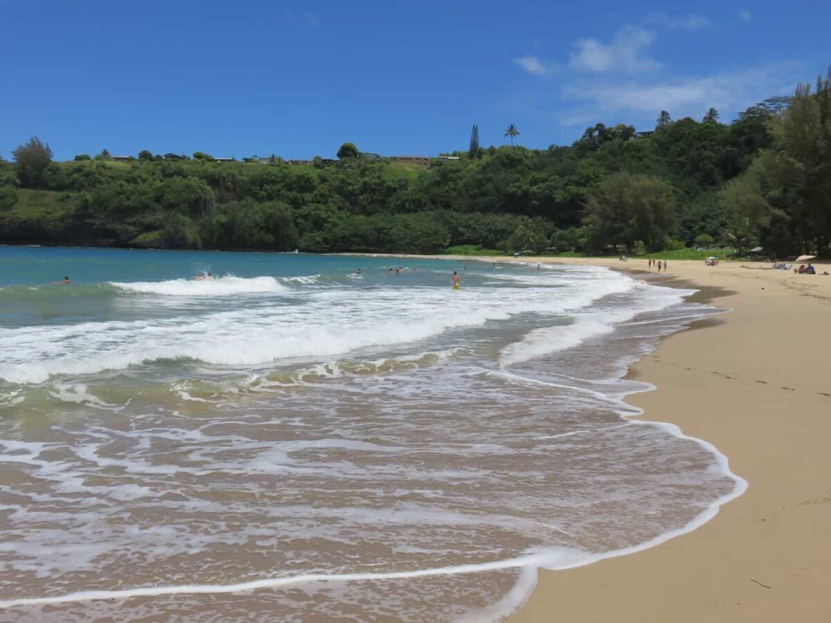 Kalihiwai Beach Kauai